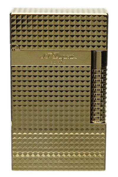 Lighters S.T. Dupont Lighter - Le Grand Diamondhead Yellow Gold
