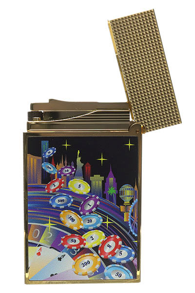 Lighters S.T. Dupont Lighter - Ligne 2 Highroller with Gold