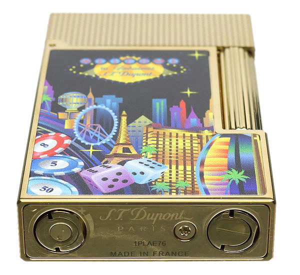 Lighters S.T. Dupont Lighter - Ligne 2 Highroller with Gold