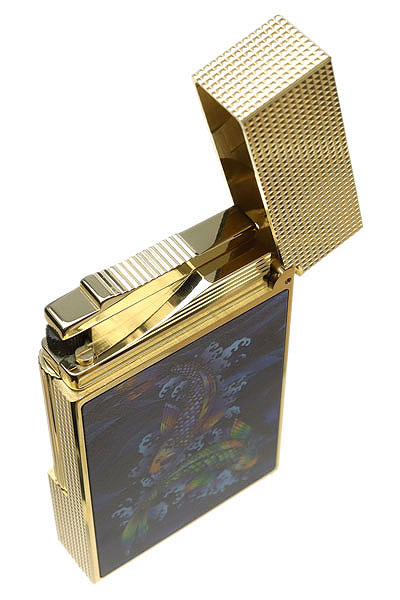 Ligne 2 Lighter Koi with Gold - S.T. Dupont | Smokingpipes