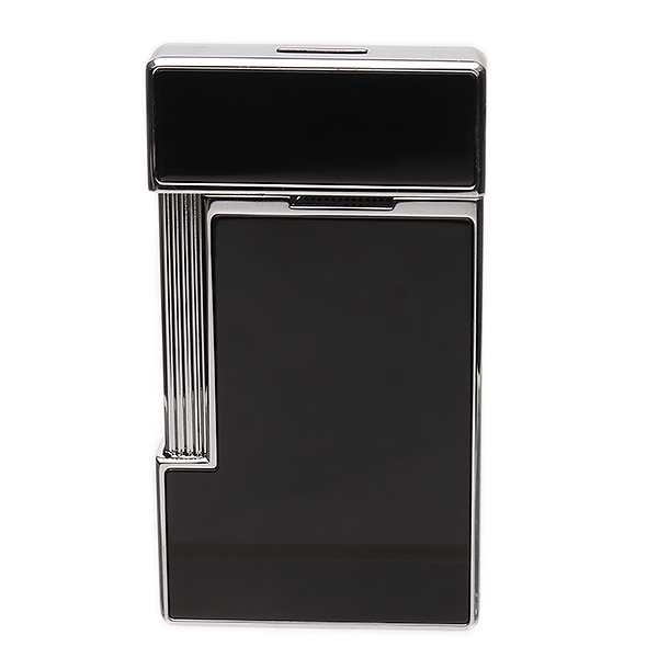 Lighters S.T. Dupont Lighter - Slimmy Black Lacquer/Chrome