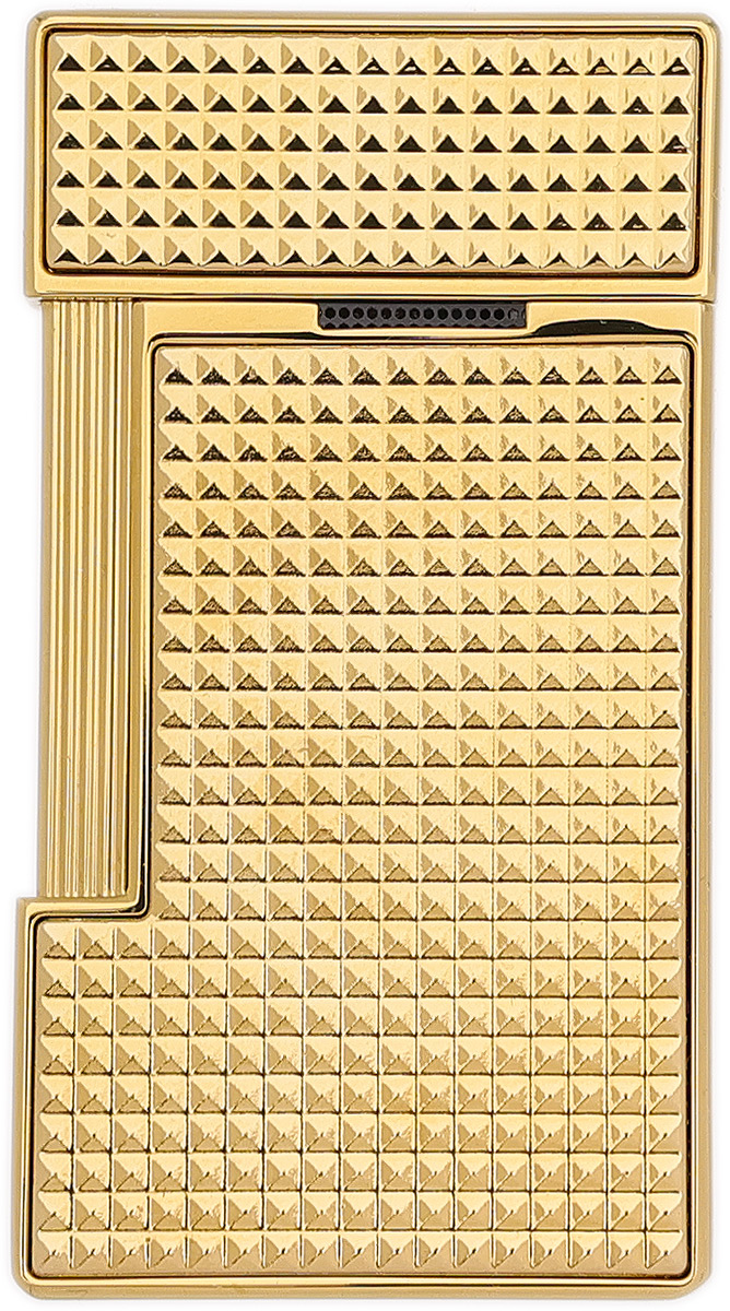 Lighters S.T. Dupont Lighter - Slimmy Diamond Head Gold