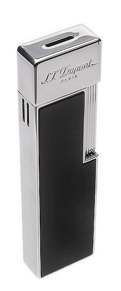 Lighters S.T. Dupont Lighter - Twiggy Black Lacquer/Chrome