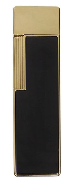 Lighters S.T. Dupont Lighter - Twiggy Black Lacquer/Gold