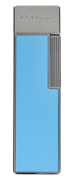 Lighters S.T. Dupont Lighter - Twiggy Blue Lacquer/Chrome