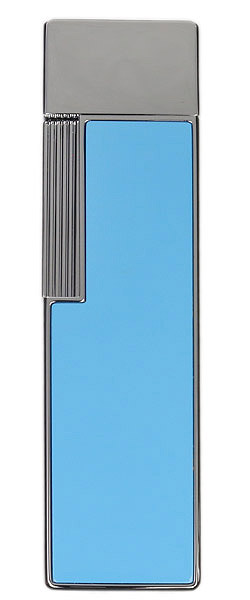 Lighters S.T. Dupont Lighter - Twiggy Blue Lacquer/Chrome