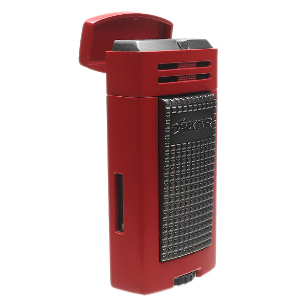 Lighters Xikar Cigar Lighter - ION Double-Jet Torch Red