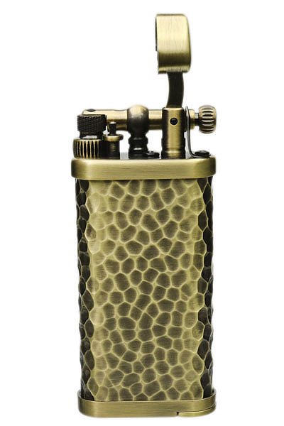 Lighters IM Corona Pipe Lighter - Old Boy Brass Hammer Tone