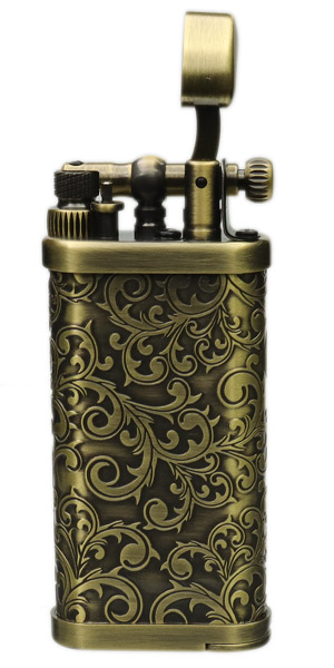 brass cigarette lighter Old Boy Brass Arabesque Pipe Lighter