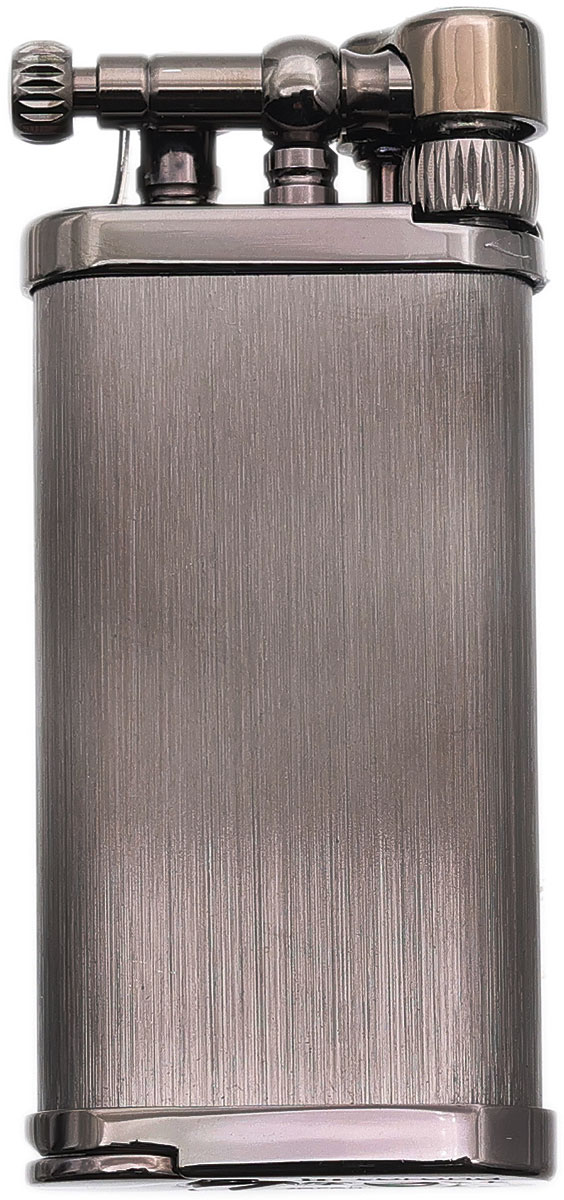 Lighters IM Corona Pipe Lighter - Old Boy Brushed Gunmetal