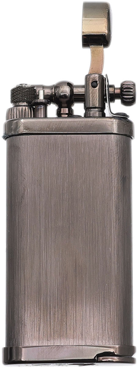 Lighters IM Corona Pipe Lighter - Old Boy Brushed Gunmetal