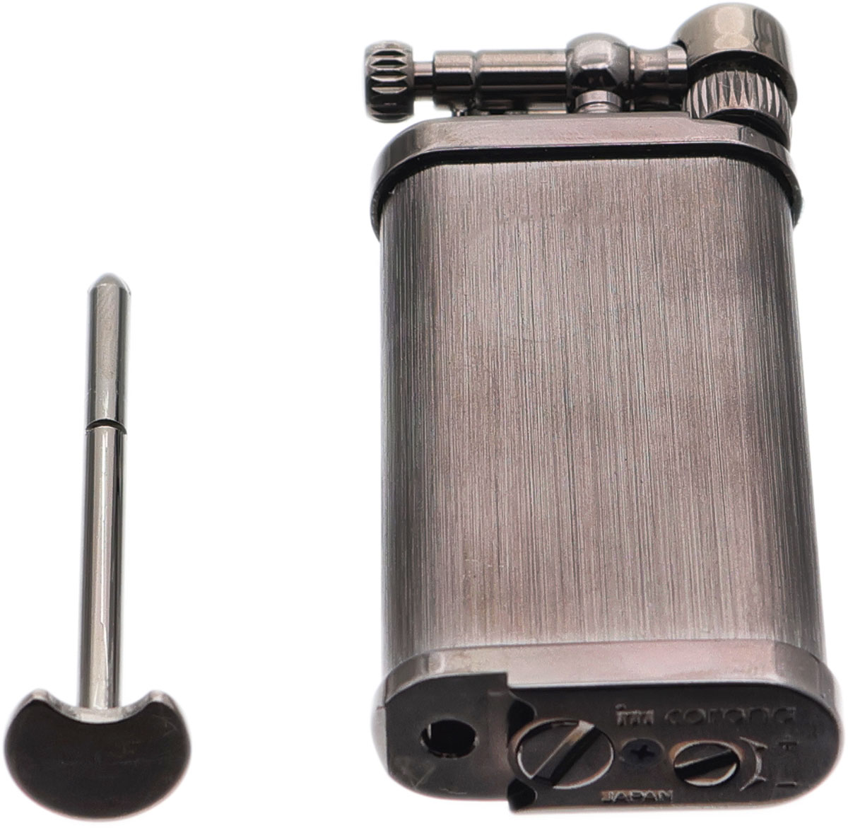 Lighters IM Corona Pipe Lighter - Old Boy Brushed Gunmetal