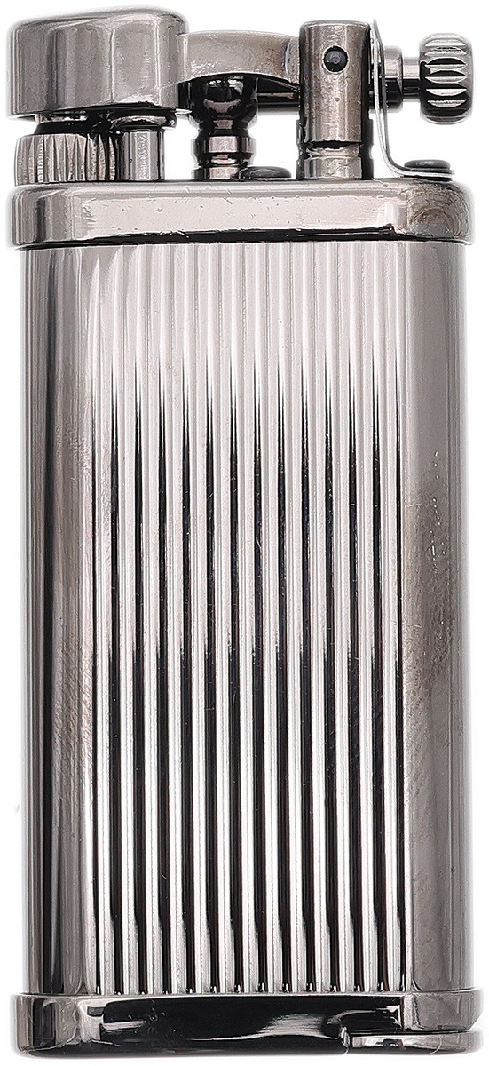 Lighters IM Corona Pipe Lighter - Old Boy Pinstripe Gunmetal
