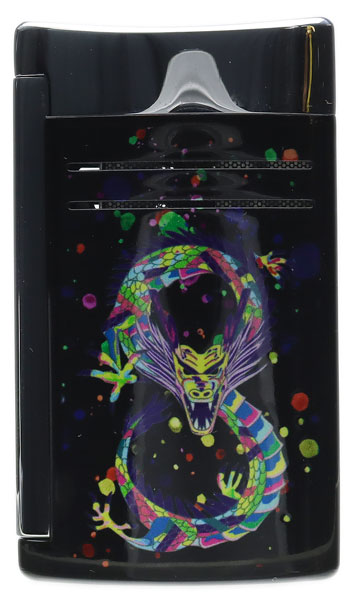 Lighters S.T. Dupont Lighter - Maxijet Dragon Black/Chrome