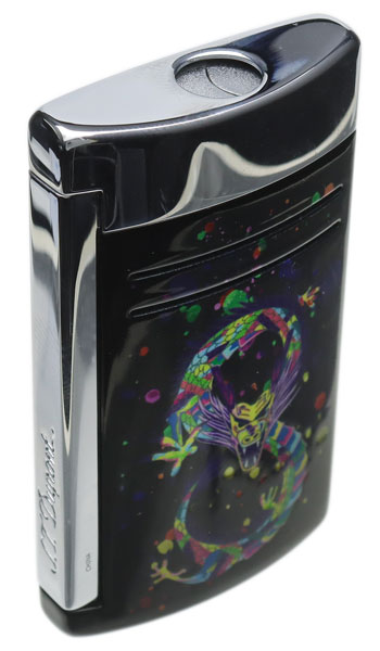 Lighters S.T. Dupont Lighter - Maxijet Dragon Black/Chrome