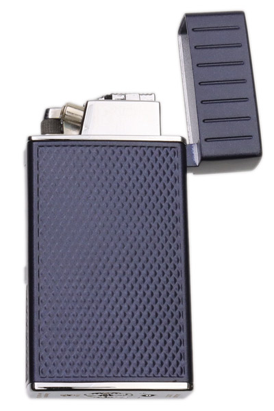 Lighters Colibri Cigar Lighter - Julius Navy and Chrome