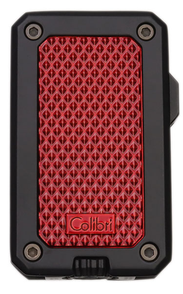 Lighters Colibri Cigar Lighter - Rally Black and Red