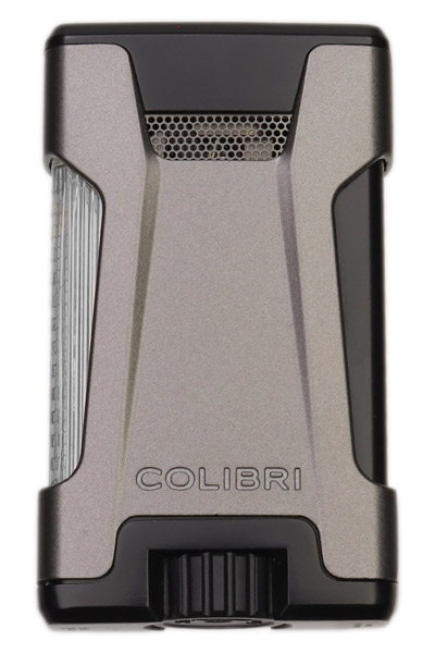 Lighters Colibri Cigar Lighter - Rebel Matte Gunmetal and Black