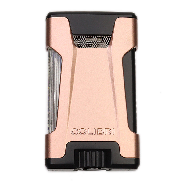 Lighters Colibri Cigar Lighter - Rebel Matte Rose Gold and Black