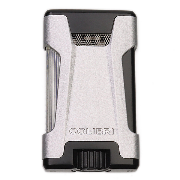 Lighters Colibri Cigar Lighter - Rebel Matte Silver and Black