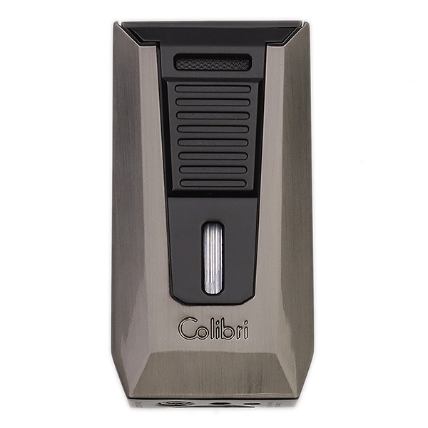 Lighters Colibri Cigar Lighter - Slide Gunmetal and Matte Black