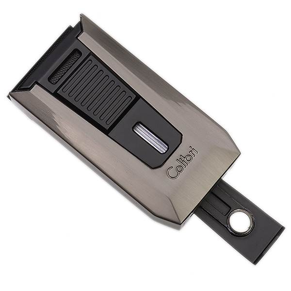 Lighters Colibri Cigar Lighter - Slide Gunmetal and Matte Black