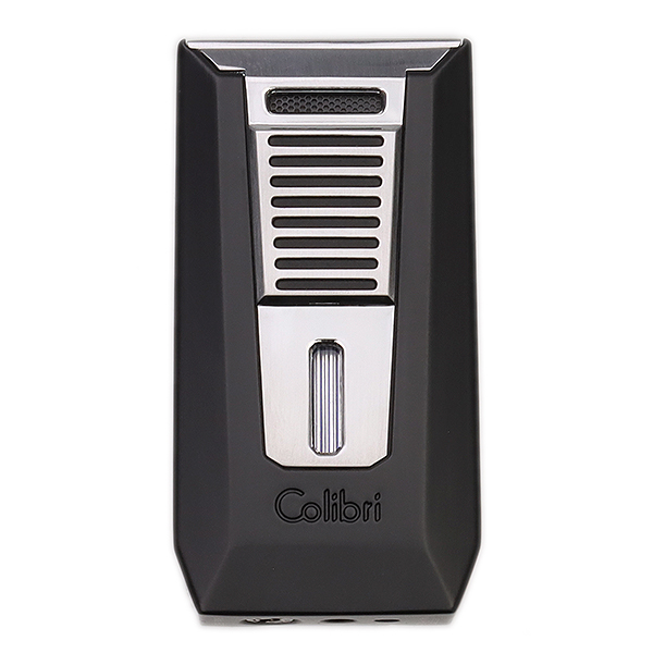 Lighters Colibri Cigar Lighter - Slide Matte Black and Chrome