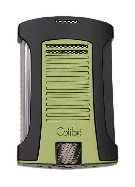 Lighters Colibri Cigar Lighter - Daytona Black and Green