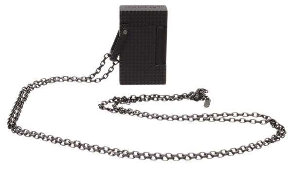 Lighters S.T. Dupont Lighter Necklace - Ligne 2 Matte Black