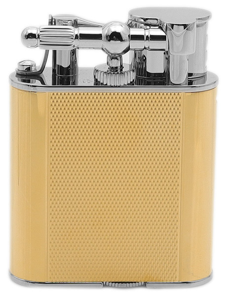 Lighters Dunhill Cigar Lighter - Unique Turbo Hallmark Barley Palladium & Gold Plate