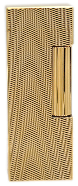 Lighters Dunhill Pipe Lighter - Rollagas Moire Gold Plated