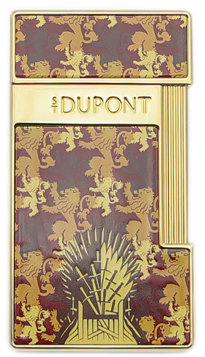 Lighters S.T. Dupont Lighter - Slimmy Game of Thrones Lannister Gold