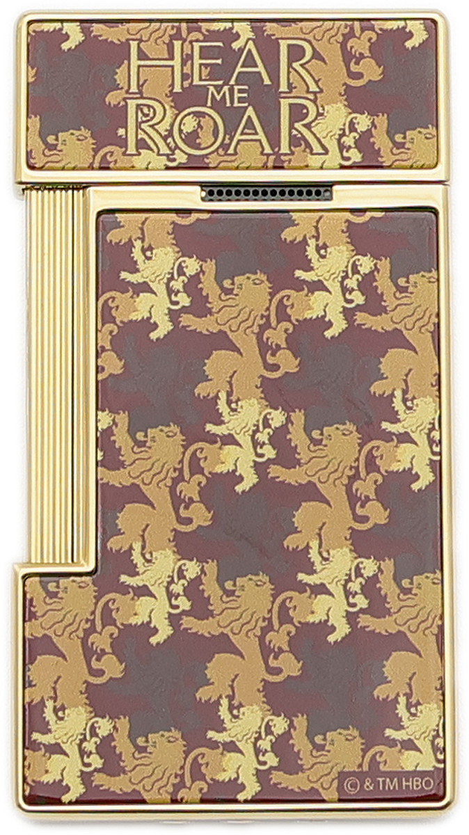 Lighters S.T. Dupont Lighter - Slimmy Game of Thrones Lannister Gold