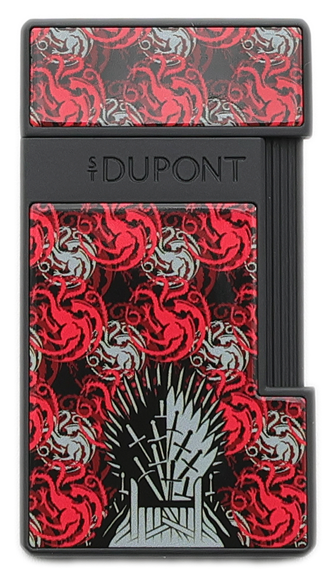 Lighters S.T. Dupont Lighter - Slimmy Game of Thrones Targaryen Black