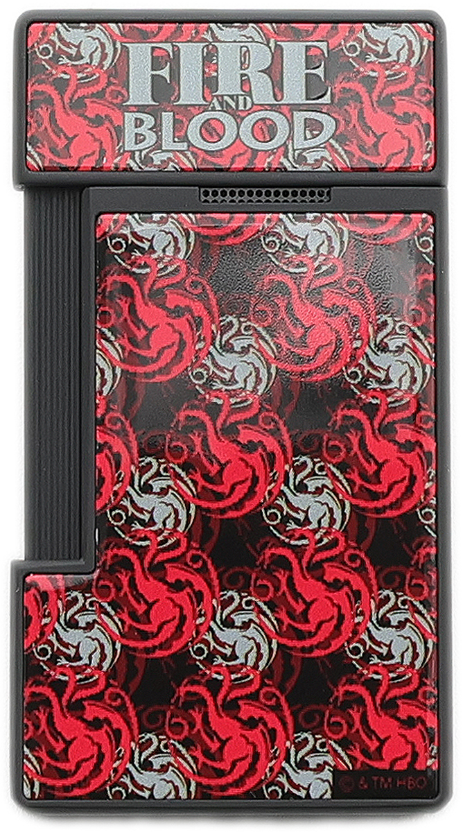 Lighters S.T. Dupont Lighter - Slimmy Game of Thrones Targaryen Black