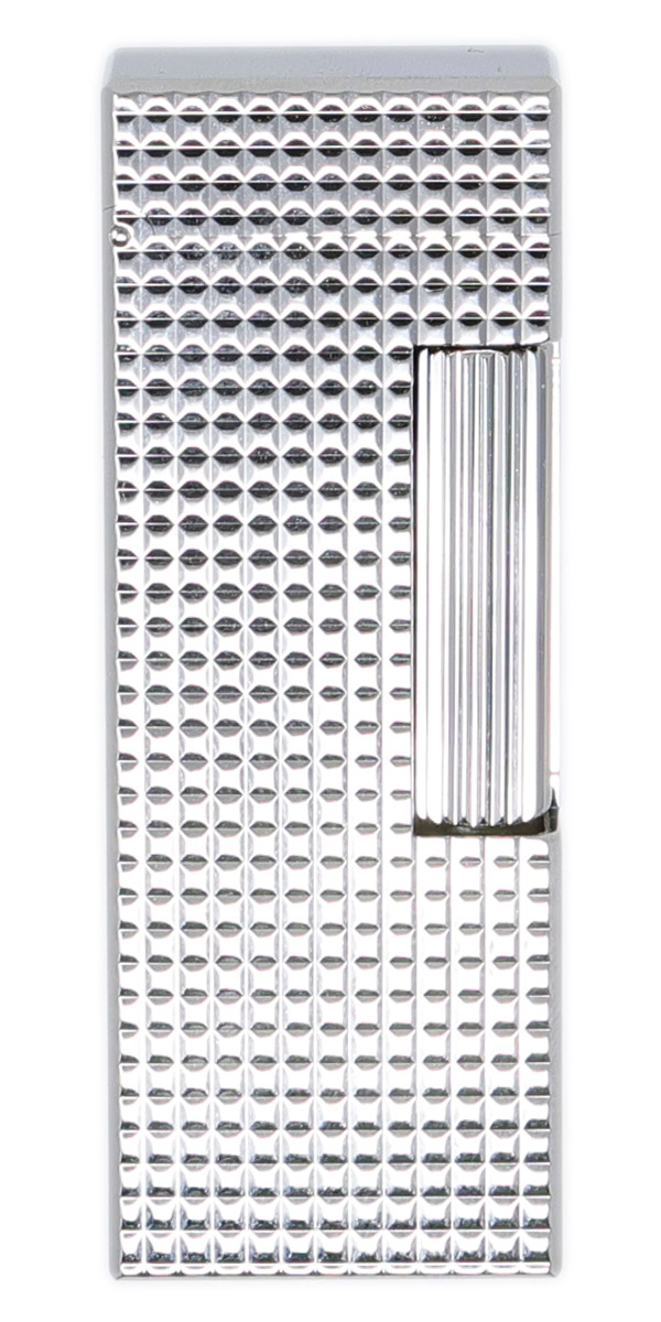 Lighters Dunhill Pipe Lighter - Rollagas Hobnail Silver Plated