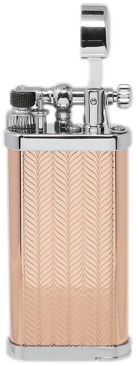 Lighters IM Corona Pipe Lighter - Old Boy Rose Gold ET Herringbone