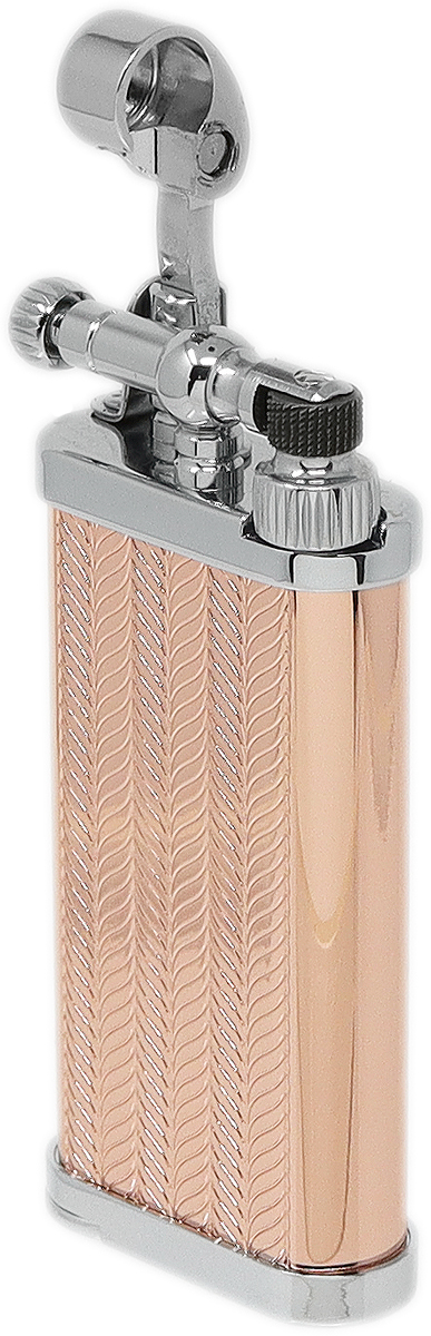 Lighters IM Corona Pipe Lighter - Old Boy Rose Gold ET Herringbone