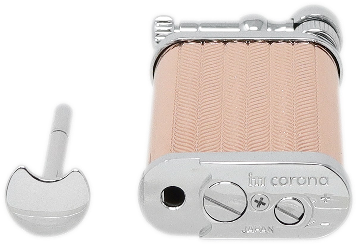 Lighters IM Corona Pipe Lighter - Old Boy Rose Gold ET Herringbone