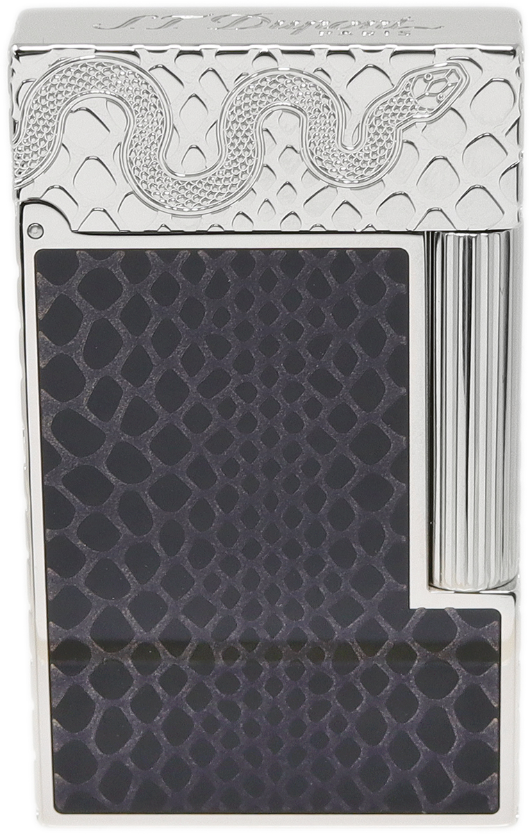 Lighters S.T. Dupont Lighter - Ligne 2 Limited Edition Year of the Snake Black and Palladium