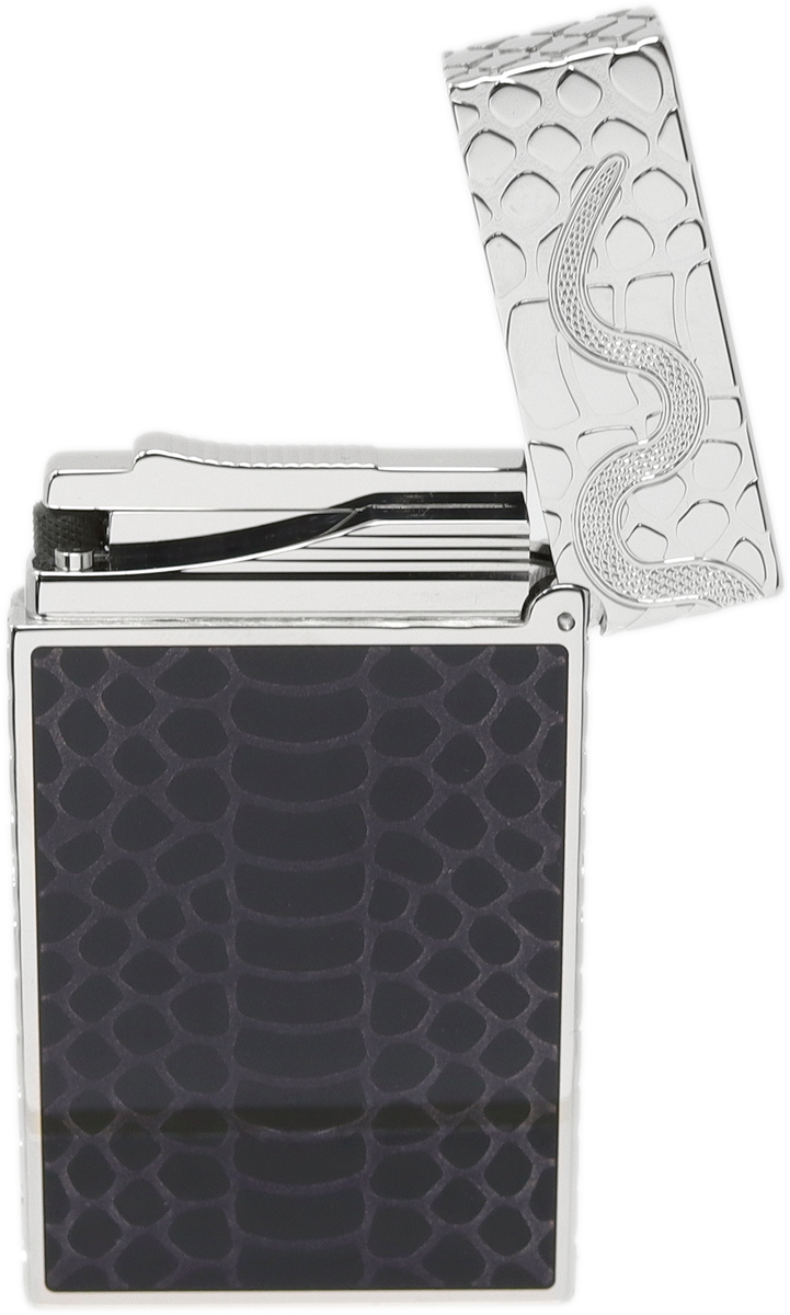 Lighters S.T. Dupont Lighter - Ligne 2 Limited Edition Year of the Snake Black and Palladium