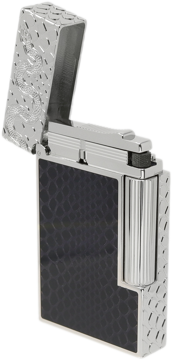 Lighters S.T. Dupont Lighter - Ligne 2 Limited Edition Year of the Snake Black and Palladium