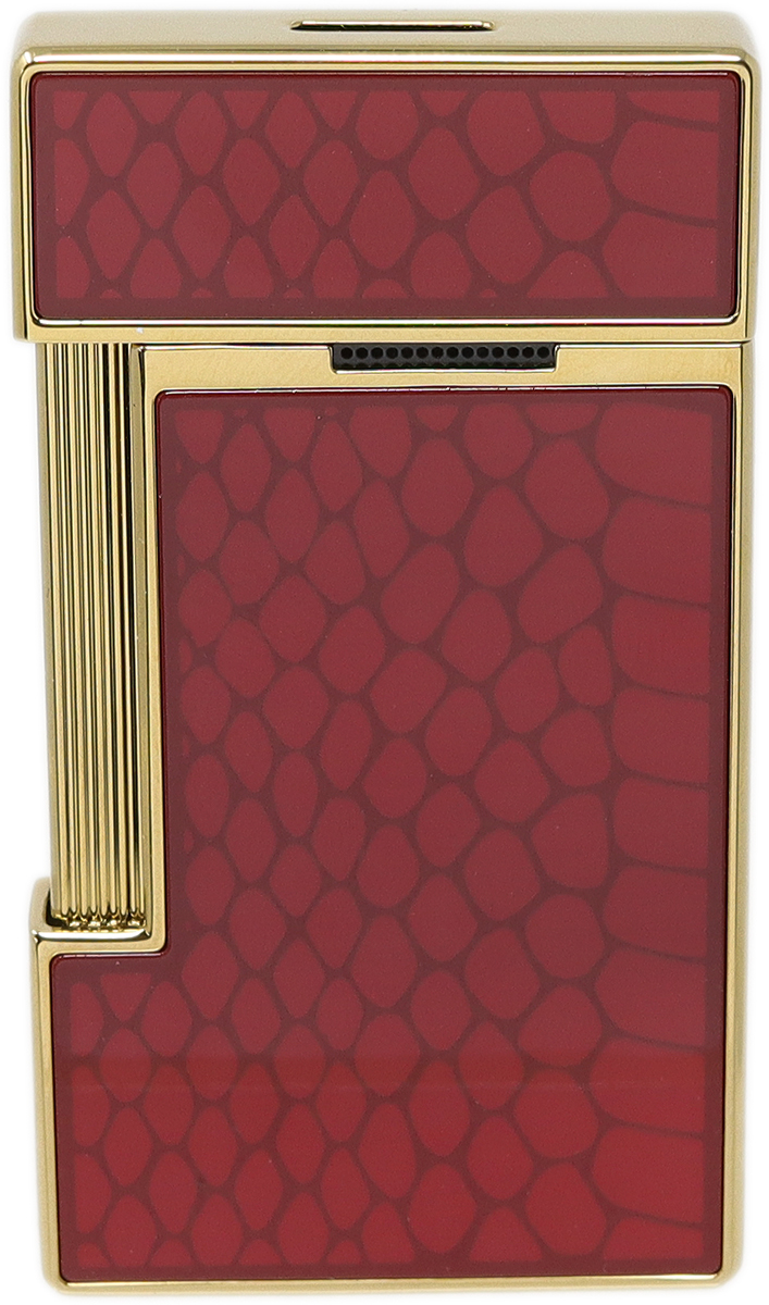 Lighters S.T. Dupont Lighter - Slimmy Limited Edition Year of the Snake Red
