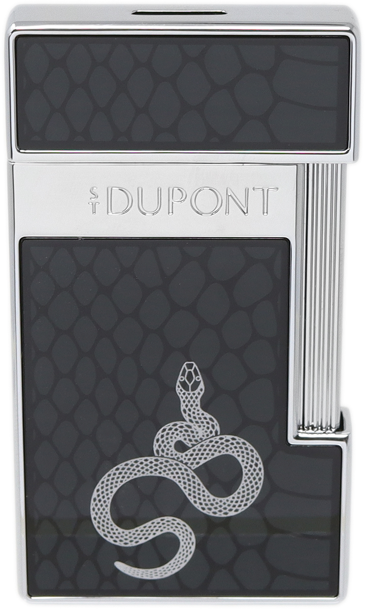 Lighters S.T. Dupont Lighter -  Slimmy Limited Edition Year of the Snake Black