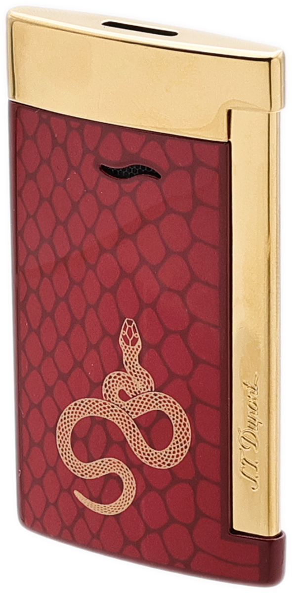 Lighters S.T. Dupont Lighter - Slim 7 Limited Edition Year of the Snake Red