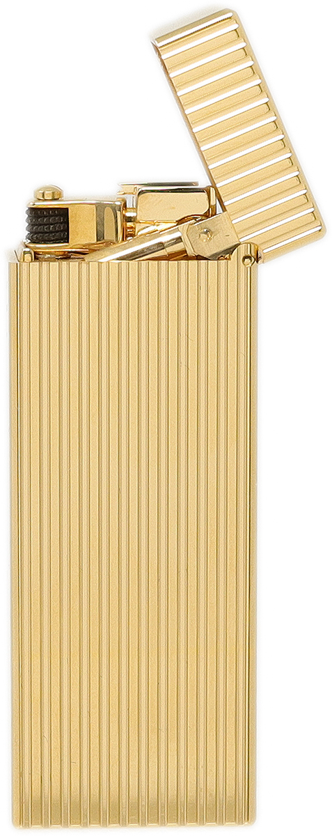 Lighters Dunhill Pipe Lighter - Rollagas Lines Gold Plate