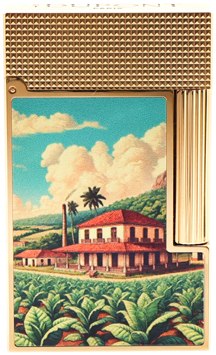 Lighters S.T. Dupont Lighter - Ligne 2 Cling Cuba Field