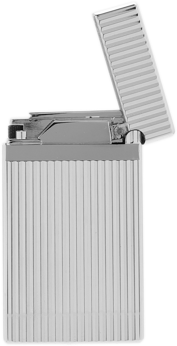 Lighters IM Corona Cigar Lighter - Double Corona Pinstriped Chrome