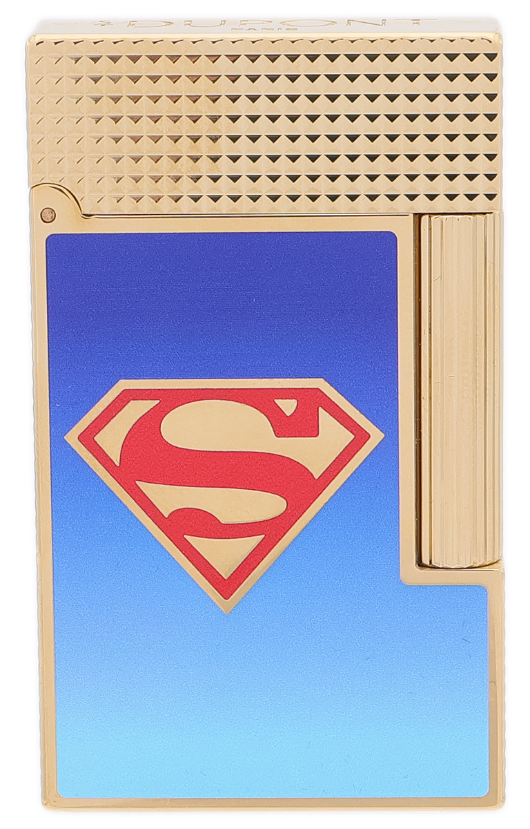 Lighters S.T. Dupont Lighter - Ligne 2 LE DC Comics Superman (Yellow Gold)