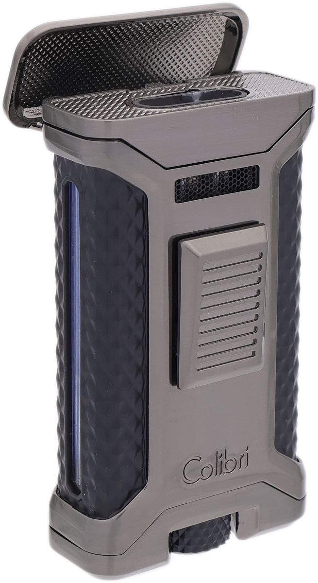 Lighters Colibri Cigar Lighter - Ascari Gunmetal and Black